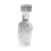 Paire bouteilles en verre moulé