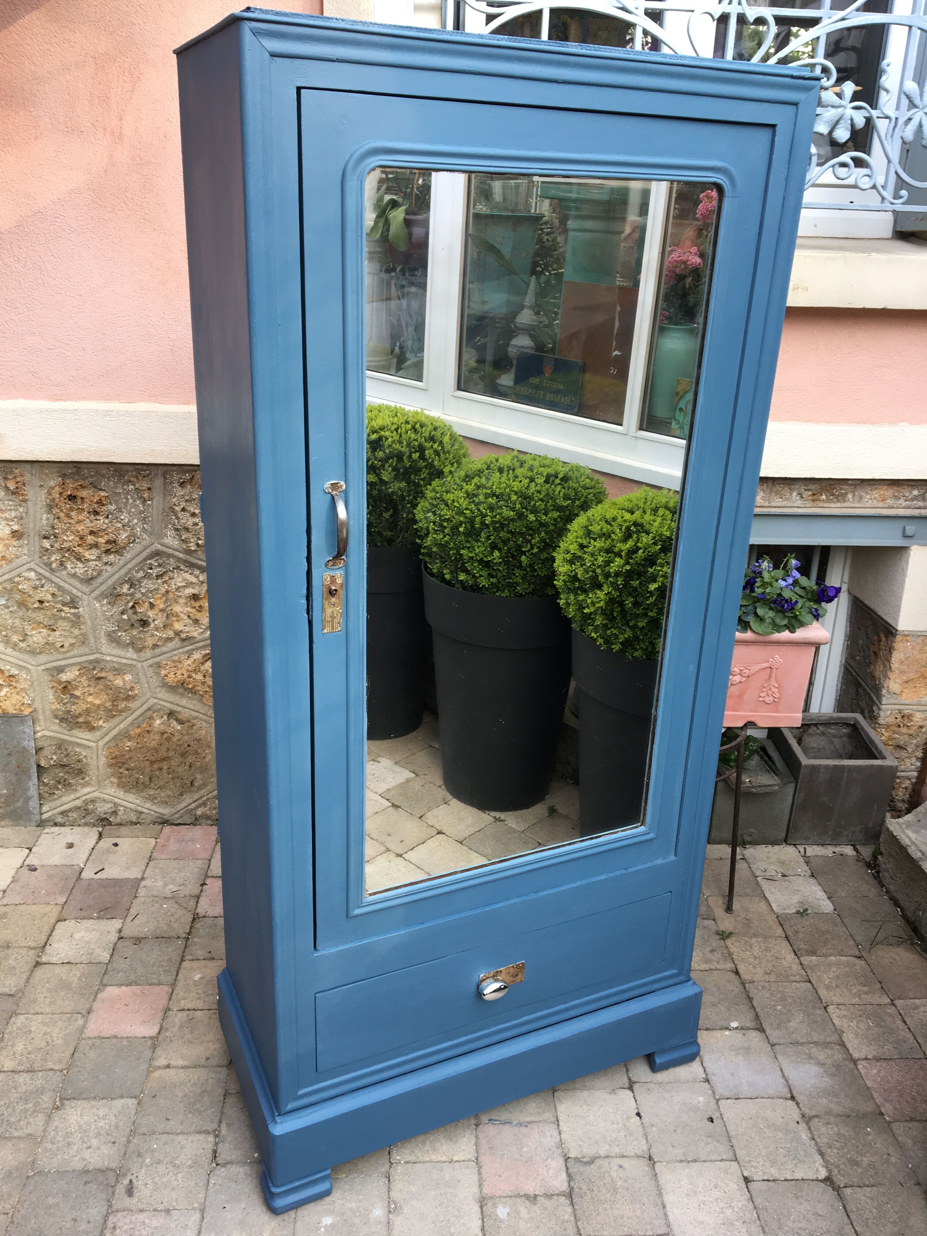 Armoire parisienne miroir