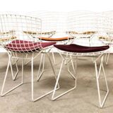 Harry BERTOIA (1915-1978) for KNOLL INTERNATIONAL, publisher. 4 Chairs