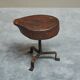 Tree Stump Stool or Solid Wood and Wrought Iron Side Table, Mid-Century
