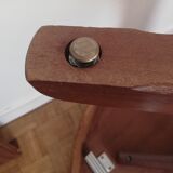 Central-footed rosewood round table