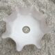 Suspension ancienne opaline rose