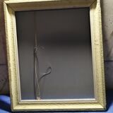 Old painted wooden frame