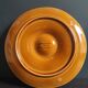 Vintage French oyster plate in Majolica from Sarreguemines
