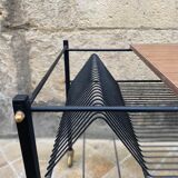 Vinyl row coffee table