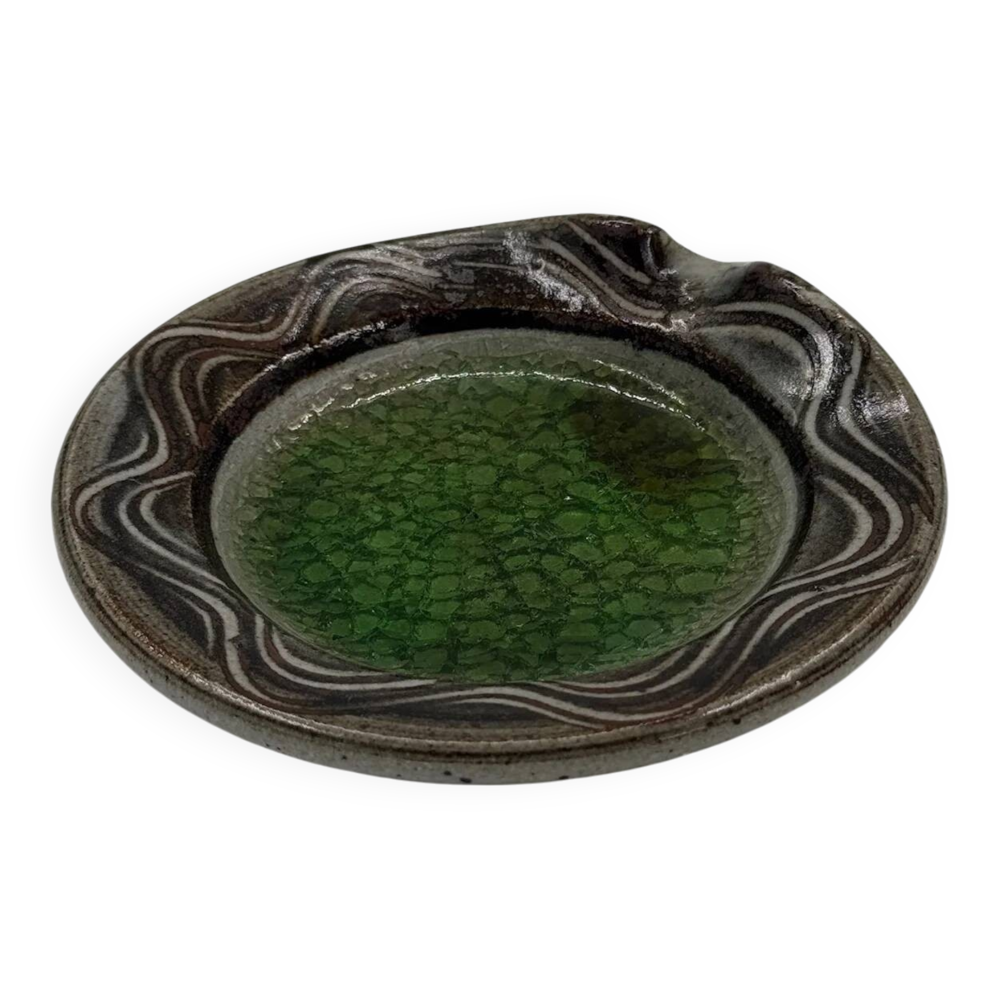 Vintage studio ceramic catchall dish