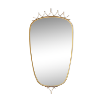Mirror of the 1950s vintage - 69 x 35.5 cm