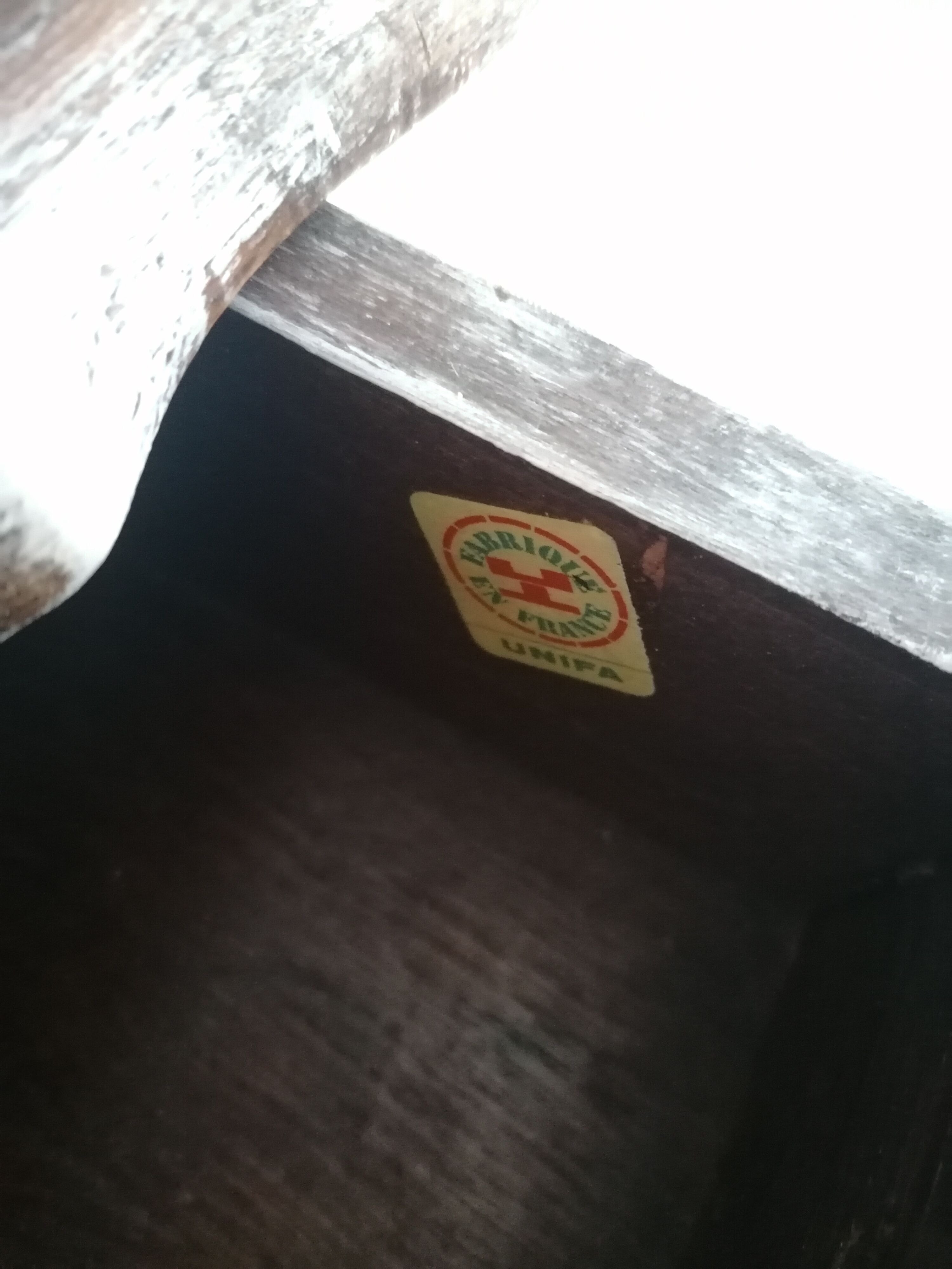 Chic shabby bedside table