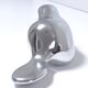 Beaver aluminum paperweight modernist design by Hoselton signed and numbered