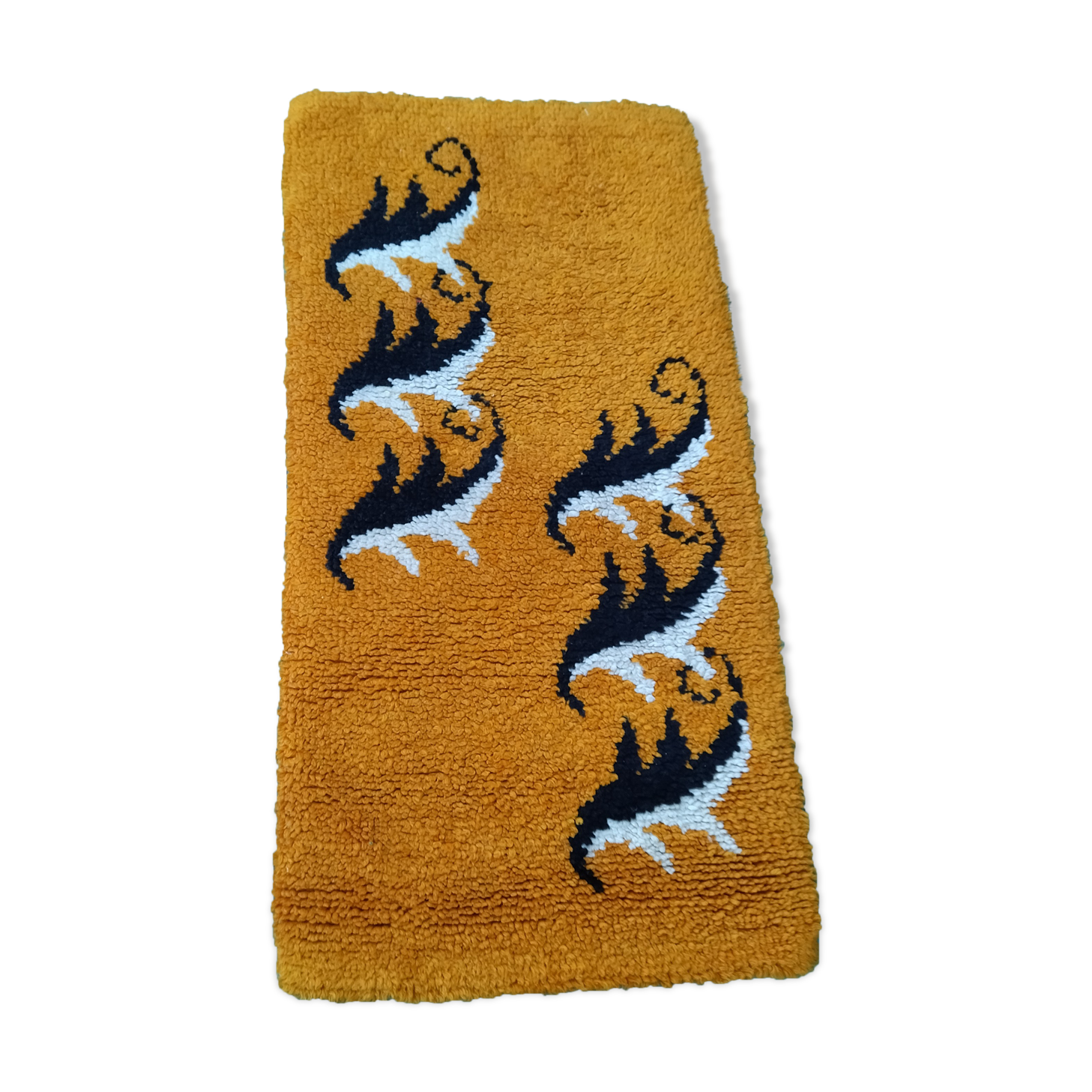 Wool carpets 60s 111x56cm