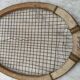 Pair of old tennis rackets circa 1930