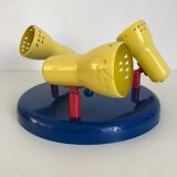 Metal ceiling lamp 3 spots from the 80s