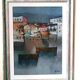 Oil painting on canvas of the sea by Lido Bettarini