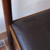 4 brutalist skai chairs (3 lots available)