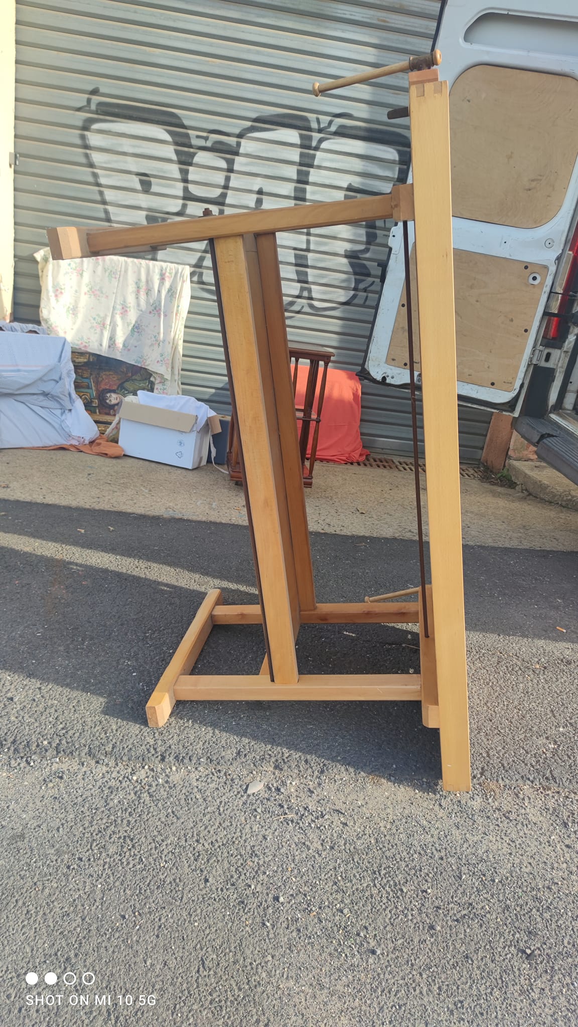 Solid beech workbench