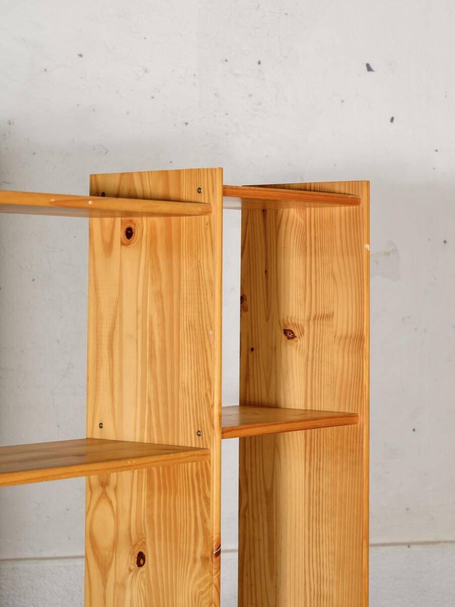 Large pine bookshelf