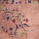 Ancient chinese carpet art deco handmade 91cm x 183cm 1920s