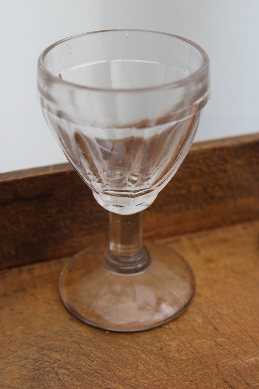 Set of 6 old shot glasses