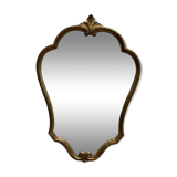 Mirror in wood and gilded stucco, 19th century