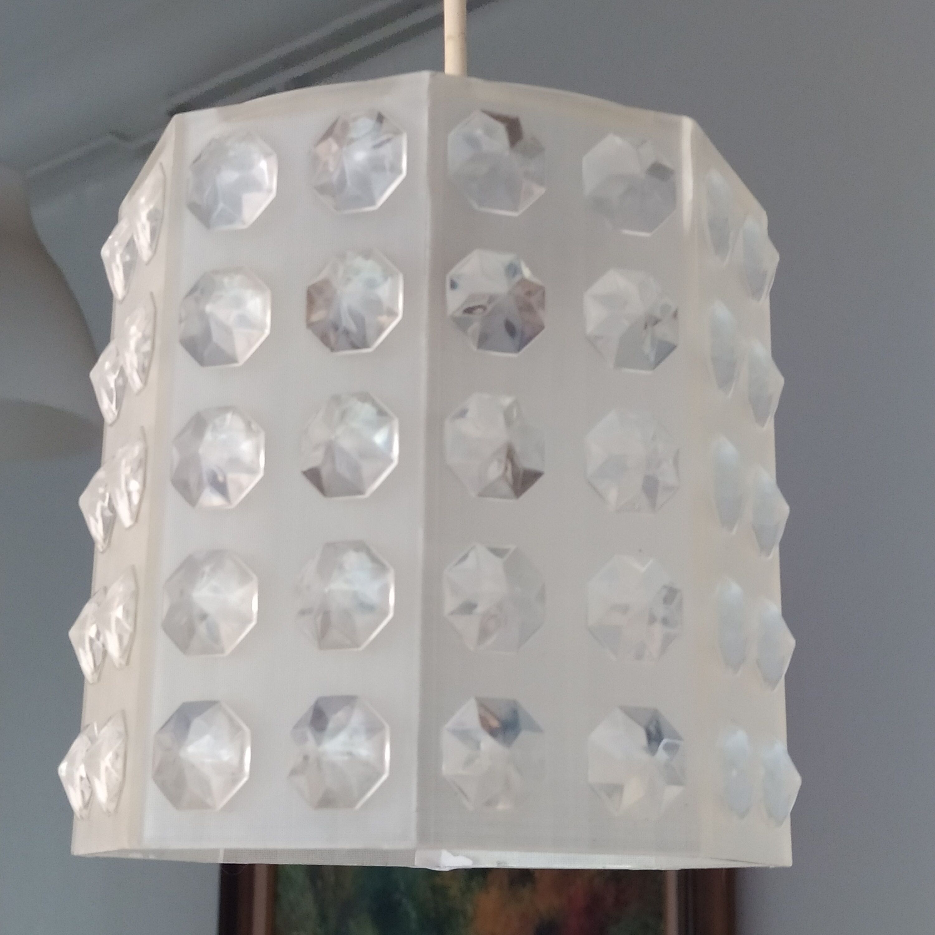 Vintage pendant lamp 1960/1970 white