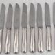 Cardeilhac Christofle 10 silver table knives Minerva Uniplat excellent condition