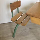 Vintage school desk and chair