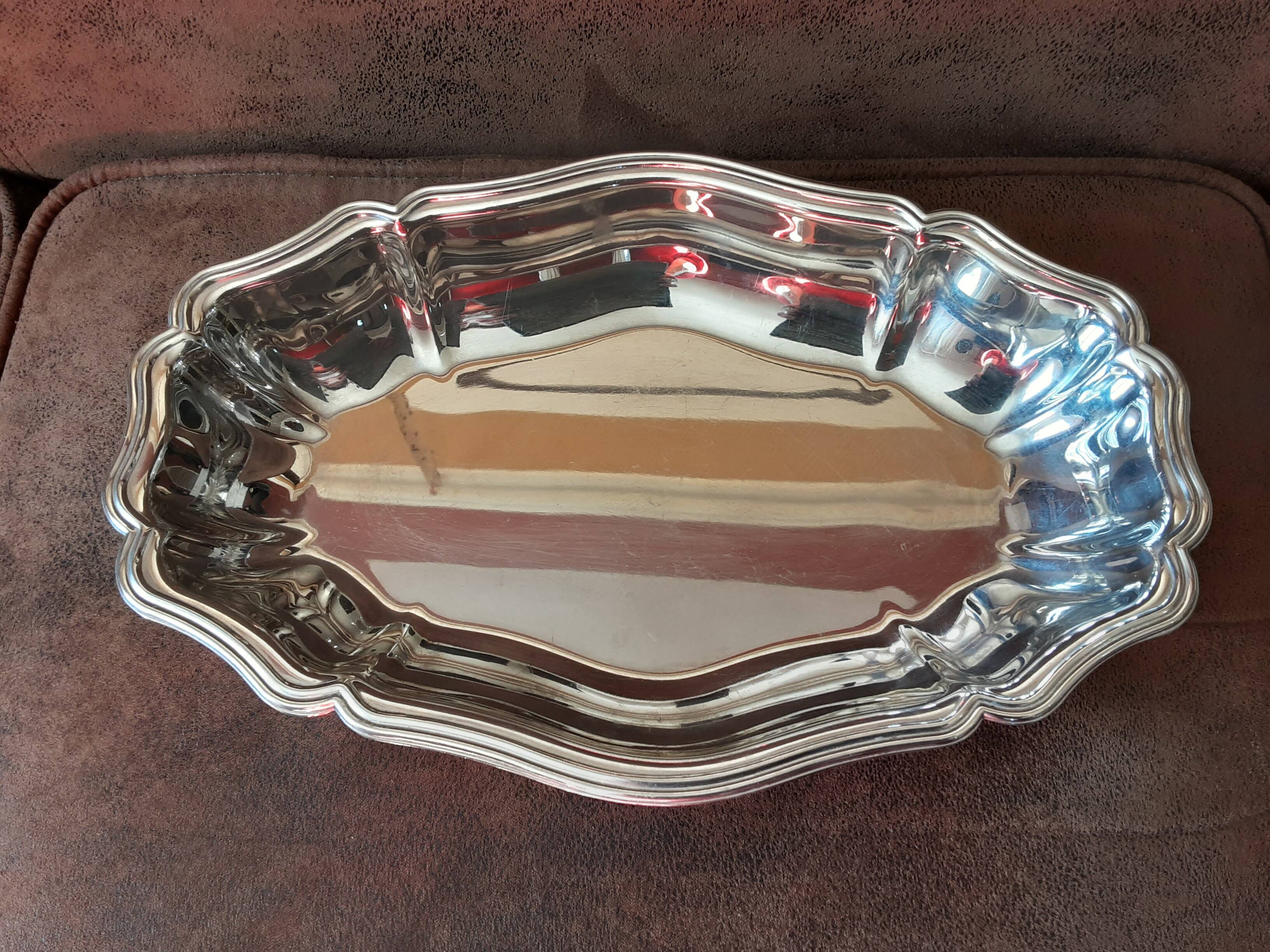 Vintage stainless steel dish