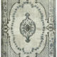 Handwoven overdyed anatolian 1970s 177 cm x 283 cm grey carpet