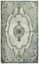 Handwoven overdyed anatolian 1970s 177 cm x 283 cm grey carpet