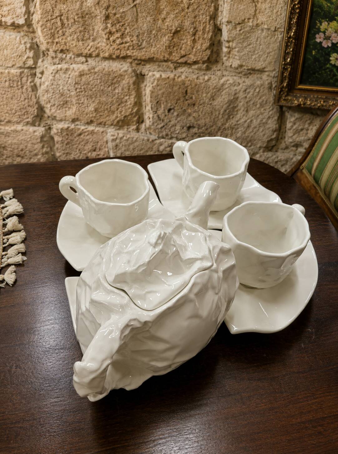 Tea service "Axis" by Carol McNicoll for Axis Design