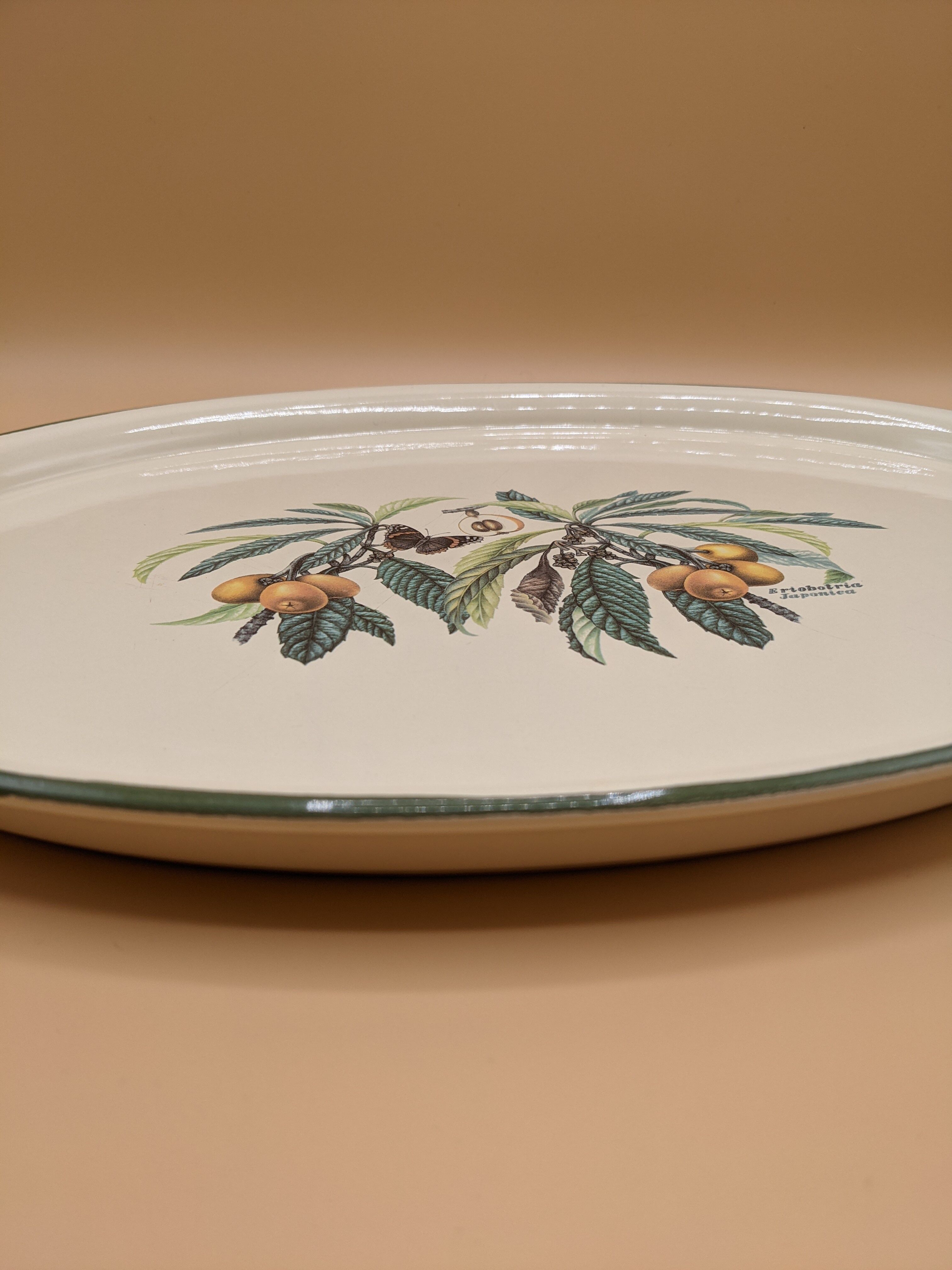flat / vintage tray, botanical décor