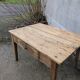 Low farmhouse table