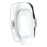 Antique Empire style porcelain sauceboat, hand-painted