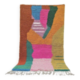 Handmade pure wool rug, size 100 x 200 cm.