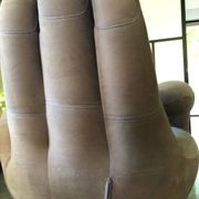 Pop Art swivel armchair - mauve velvet - circa 80/90 - very good condition