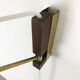 Danish brass and teak wall light, Denmark, 1960s