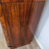 Art deco dining room sideboard in briar with upstand, 1940s
