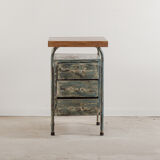 Vintage metal drawer unit