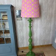 Bamboo and Mimosa floor lamp