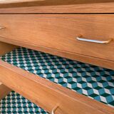 Commodity feet compass solid raw wood 1950