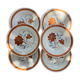 Gien - 6 dessert plates