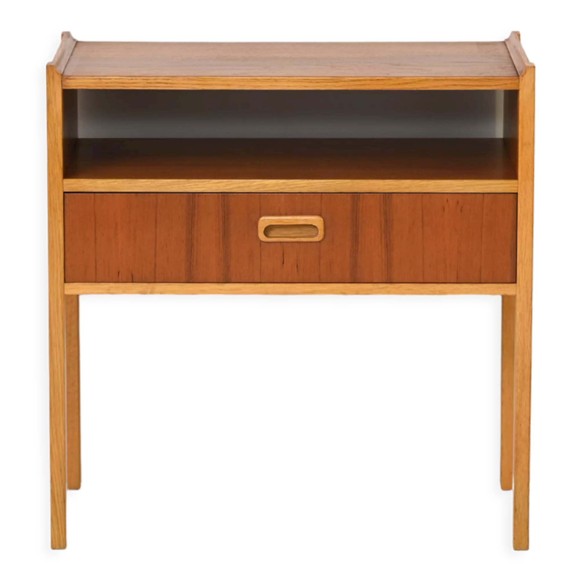 Vintage 50s bedside table with drawer