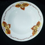 Set of 4 Orchies Moulin de Loups soup plates, Autumn 1920 model