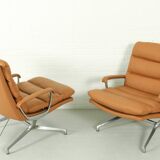 Ensemble de 2 fauteuils lounge Paul Tuttle 'Gamma' pour Strässle, 1970