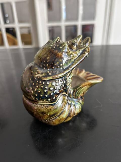 lobster ashtray in ceramic