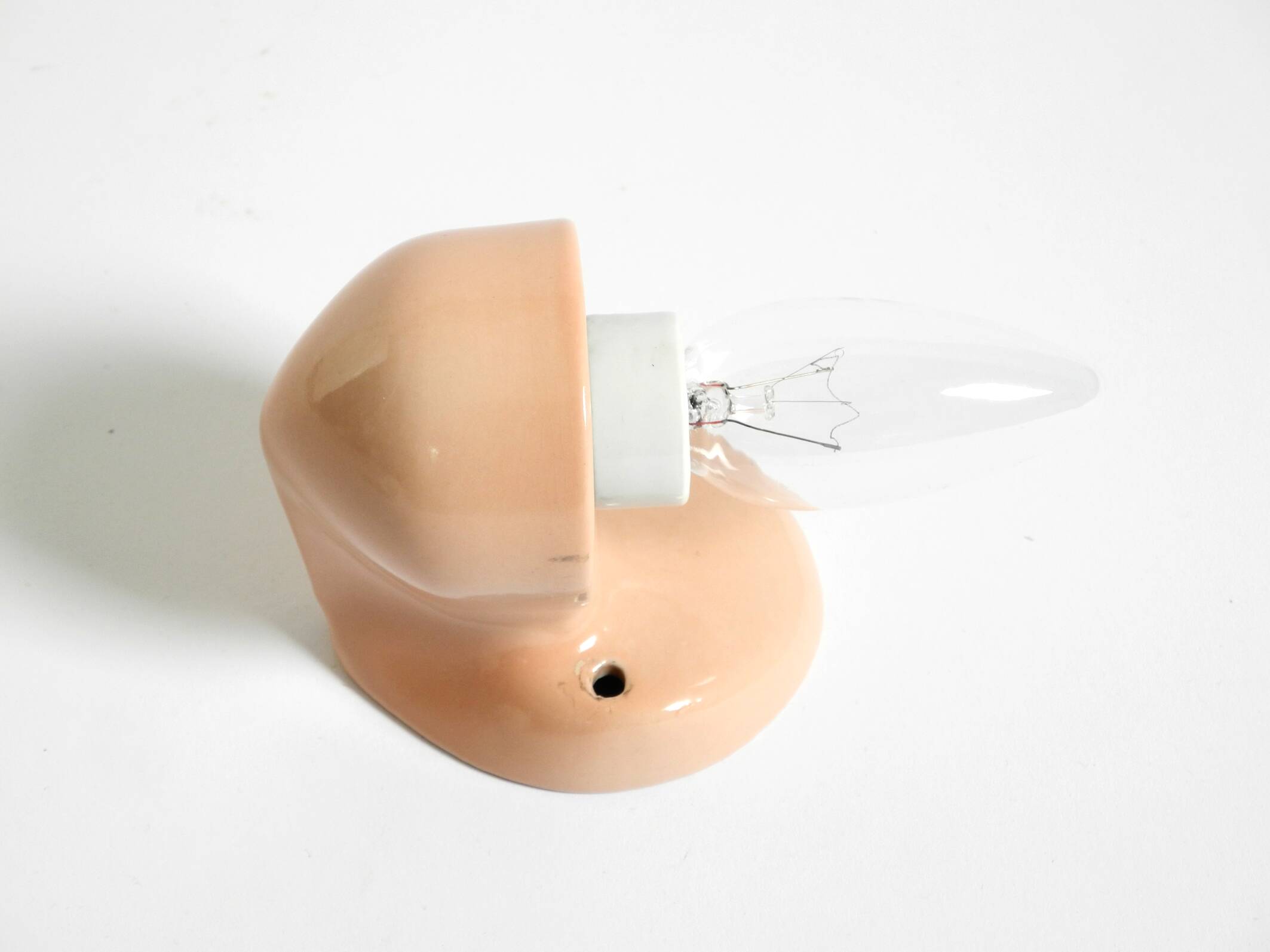 Beautiful Mid Century Modern glass ceramic wall lamp by Wagenfeld