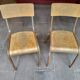 Pair of vintage Mullca school chairs.