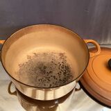 Cast iron casserole marked Le Creuset