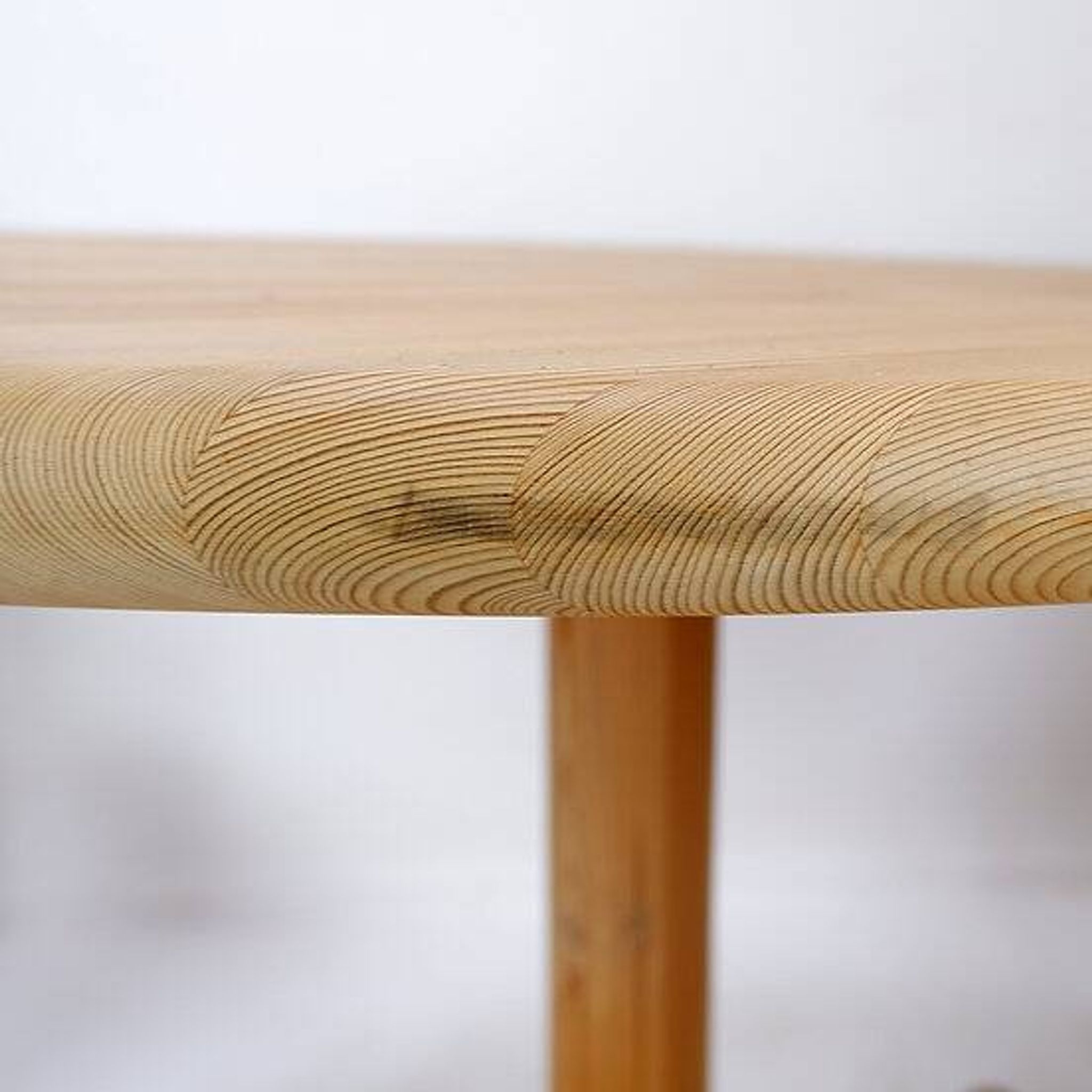Rainer Daumiller for Hirtshals Savværk A/S dining set - Denmark, 1970s - 1 table/2 chairs/1 stool