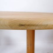 Rainer Daumiller for Hirtshals Savværk A/S dining set - Denmark, 1970s - 1 table/2 chairs/1 stool